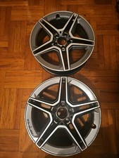 2 Mercedes W204 C63 Amg Borbet 205 40 R19 Rear Wheels Rims Set Staggered Oem
