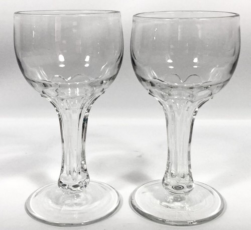 4 Bryce Petal Panel Hollow Stem Coupe Champagne Wine Goblets Bulbous Stem Vtg - Picture 5 of 24