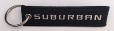 Suburban Embroidered Key Chain/ Fob, Chevy, American, trucks, SUV automobile, 