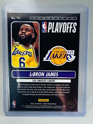 2023-24 Panini Hoops LeBron James Road to the Finals #053