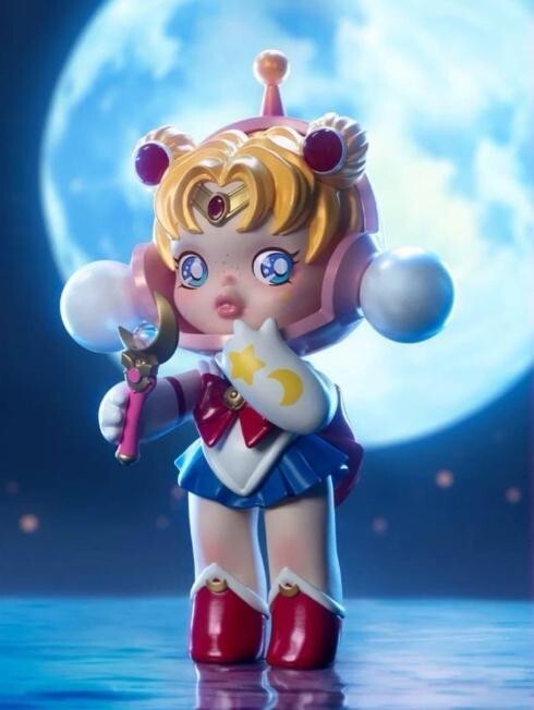 Sailor Moon × SKULLPANDA POPMART Figure Usagi Tsukino Limited