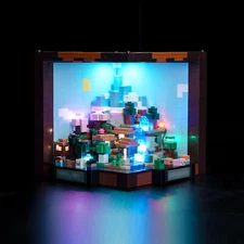 LocoLee LED Light Kit for LEGO Minecraft 21265 The Crafting Table Lighting Set
