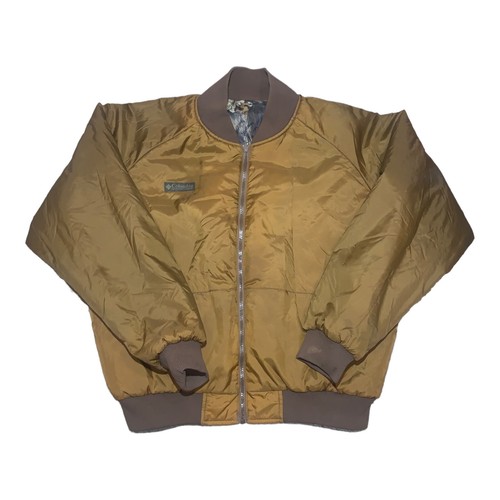 Vintage Columbia Reversible Shadow Grass Camo Bomber Jagdjacke XL Puffer - Bild 9 von 20