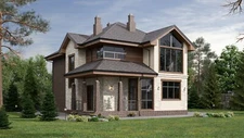 39’x49’ 3 Beds, 3 Baths Luxury House Architectural Build Plans PDF Download.
