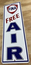 Fina Free Air Aluminum Metal Sign 6x18