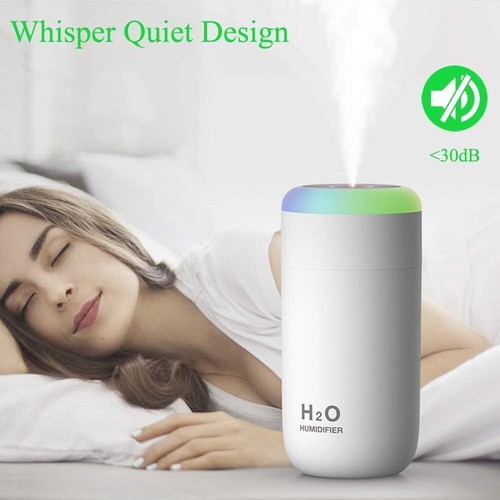 Mini Humidifier, 350ml Baby Humidifier for bedroom, Cool Mist Humidifier Baby, - Picture 2 of 4