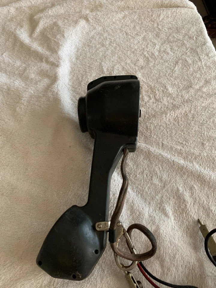 Teléfono Beco Lineman’s Test Rotary Dial Teléfono Butt Negro Foto 4 de 4