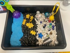 Sensory Bins/Sensory Toys/X-Large Size With Nontoxic Antibacterial Moldable Sand