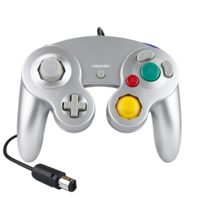 Controller GamePad JoyPad   silber silver grau - Nintendo GameCube (NEU)   