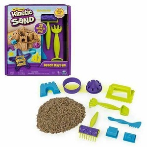 kinetic sand beach day fun