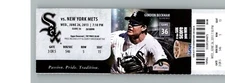 New York Mets vs Chicago White Sox 6/26/2013 Full Ticket -  John Danks 7K