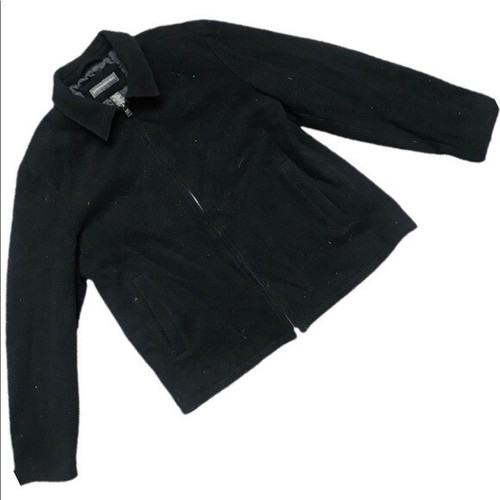 Black Wool Cashmere Blend Coat | eBay
