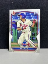 2023 Bowman Paper 1st Bowman #BP-52 Hao-Yu Lee Phillidelphia Philles