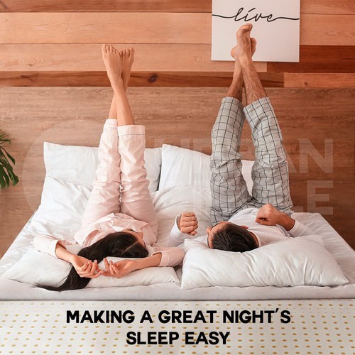 Mona Bedding Latex Mattress Topper 7 Zone Pad Underlay Sleep Bed Protector 7.5cm - Picture 11 of 72