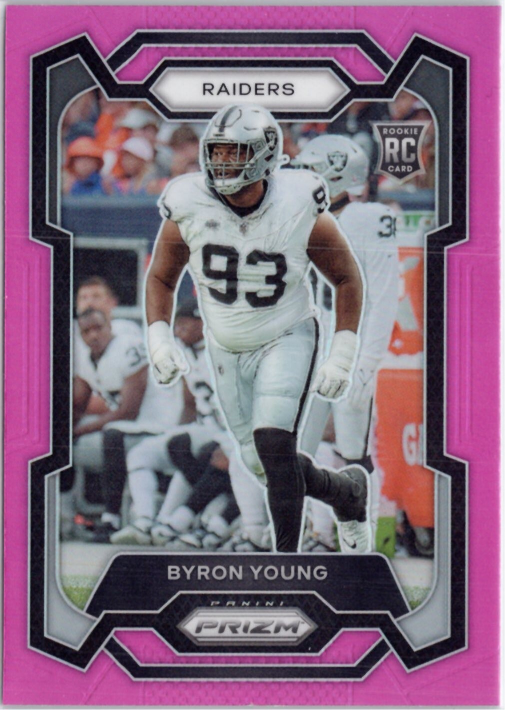 2023 Panini Prizm - Rookies Pink Prizm #355 Byron Young (RC)