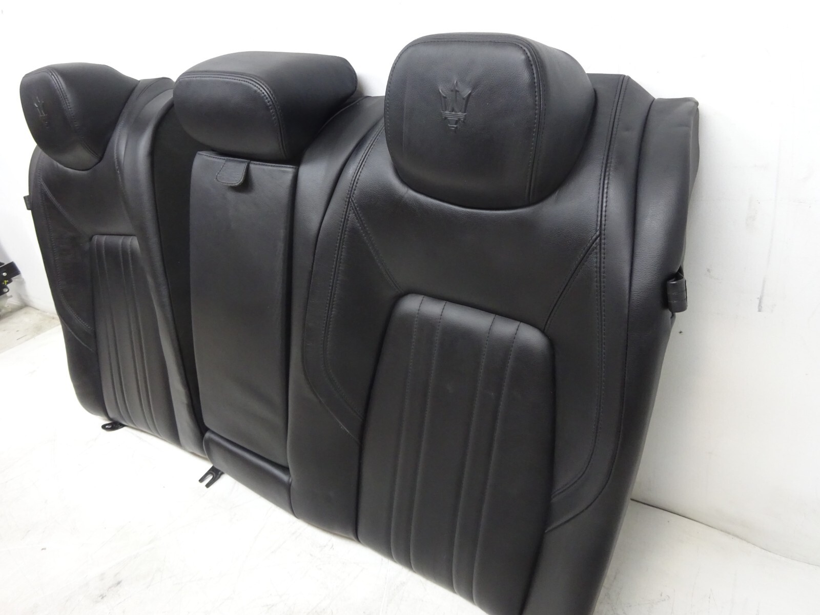 2014-2017 Maserati Ghibli Rear Seat Back Rest Upper Cushion Black OEM DE240261