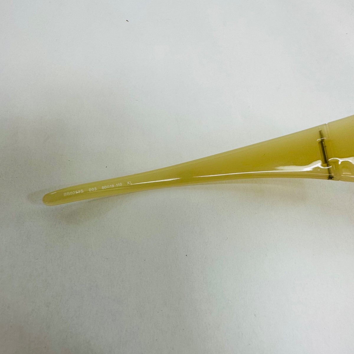 BALENCIAGA SKIN 0251 Wrap Cat Mask Light Yellow Brown Sunglasses