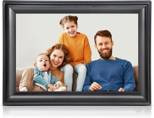 10.1 Inch WiFi Digital Photo Frame with 16GB Memory & Touchscreen - Black