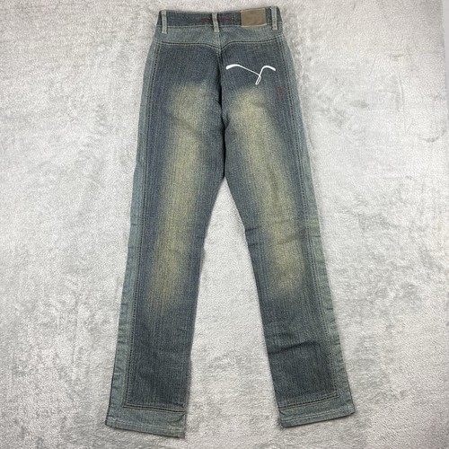 Denim rojo índigo para mujer 25 Y2K Lux/denim industrial - Imagen 4 de 11