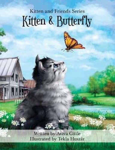 kitten butterfly