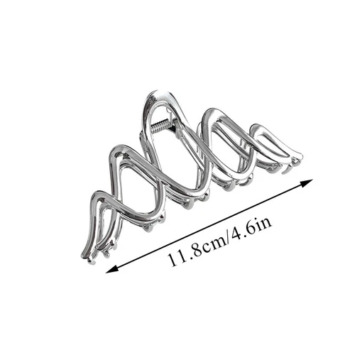 Damen Haarspangen für Frauen stark groß traditionell Clip Klemme Metallgriff Kralle - Bild 27 von 37