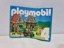 Playmobil Schwieriger Mini Katalog 10x7 Klein 1980 Buch Broschüre 4 Haus Baue...