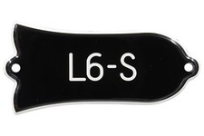 Engraved "L6-S" Truss Rod Cover for Gibson Guitars 2ply B/W