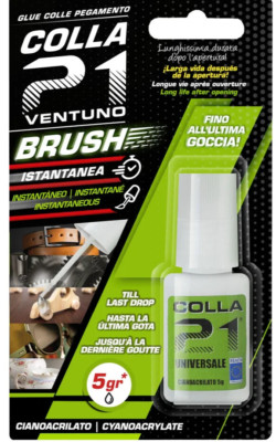 DELI Lotto Di 5 Stick Up - Colla Vinilica Bianca 80 Ml, Lavabile E Atossica, Con Applicatore A Punta Fine
