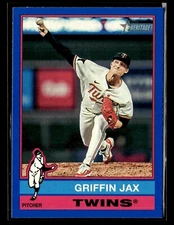 2025 Topps Heritage - Dark Blue Border -  #474 Griffin Jax SP