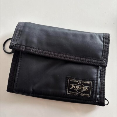 Yoshida & Co. PORTER Capsule horizontal wallet black 555-06440