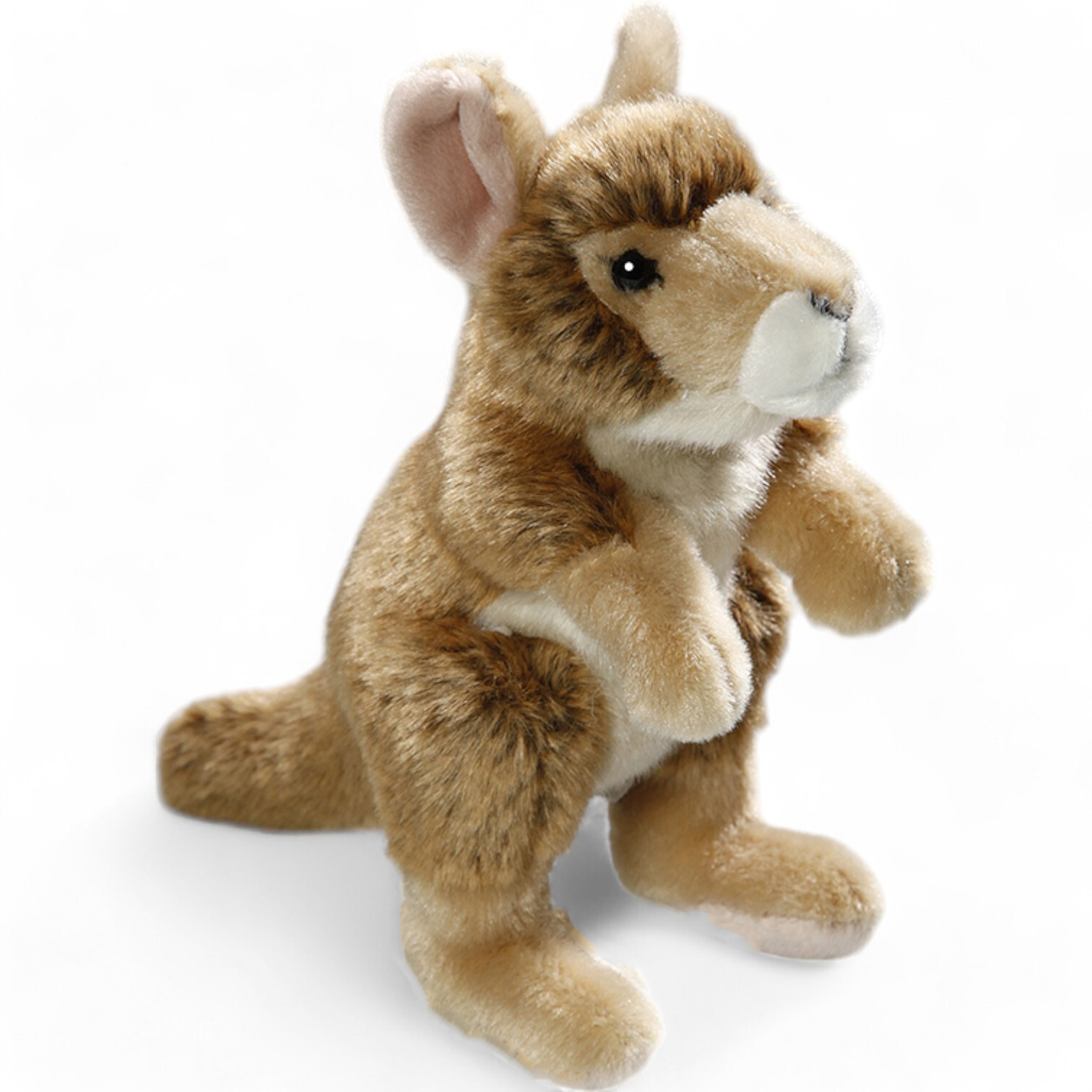 Carl Dick Kangaroo Baby golden brown, Soft Toy, Cuddly Toy