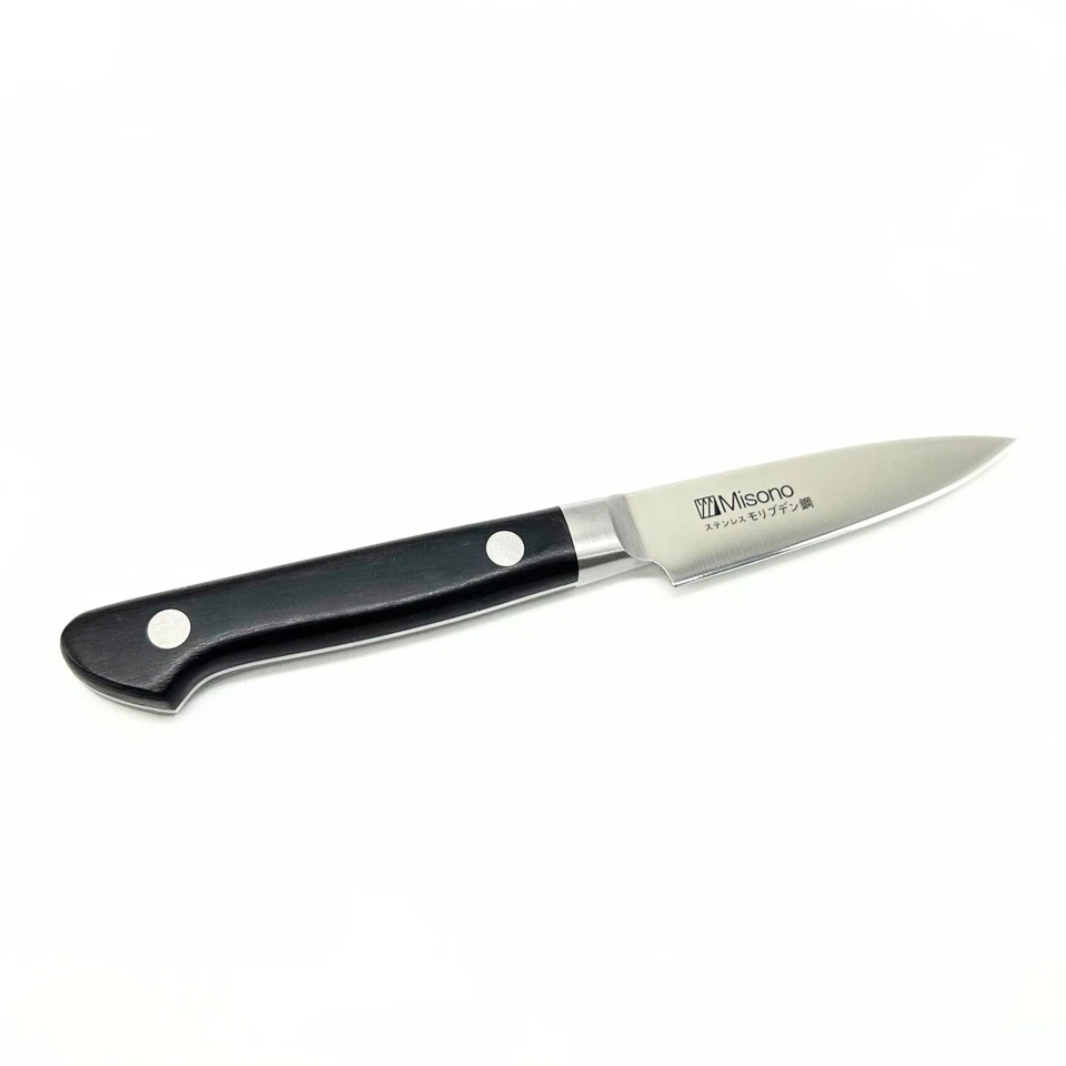 Cuchillo de pelar Misono hecho a mano de molibdeno 3,1" (80 mm) - Envío gratuito, vendedor de EE. UU. Foto 2 de 4