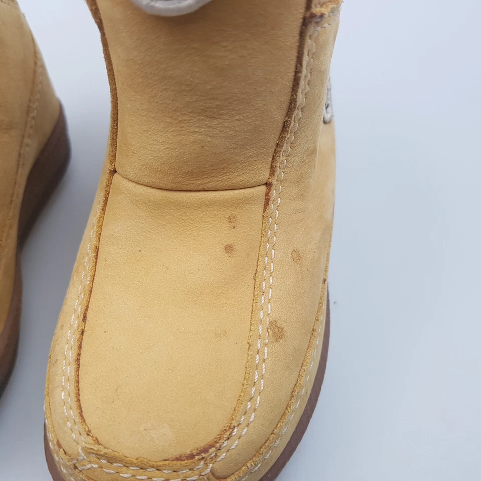 Boy's Girl's TIMBERLAND Sz 5.5 Boots Brown ExCon Leather | 3+ Extra 10% Off - image 3 of 4