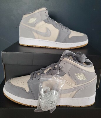 シューズ(男性用) NikeAirJordan1 Mid SECoconut Milk Jordan 1 Mid SE Coconut Milk Particle Grey Men's - DN4281