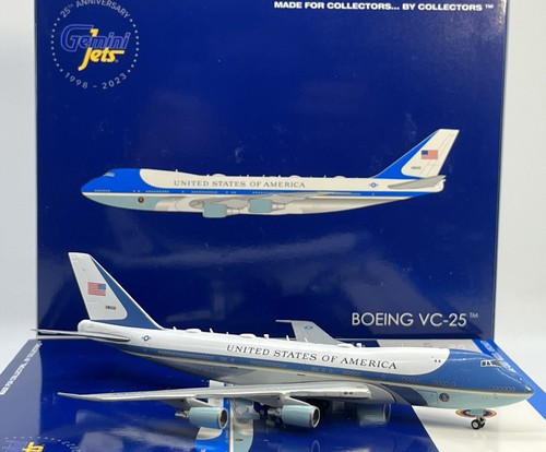 U.S. AIR FORCE ONE VC-25A Reg:82-8000 1:400 Scale GeminiJets GJAFO2173 Diecast - Picture 12 of 24