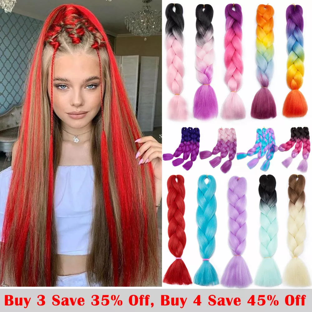 Rainbow 2024 box braids
