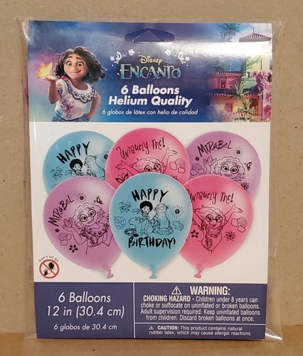 Disney Encanto Kids Birthday Party Supplies Plates Napkins Balloons Candle Cup - Picture 6 of 9