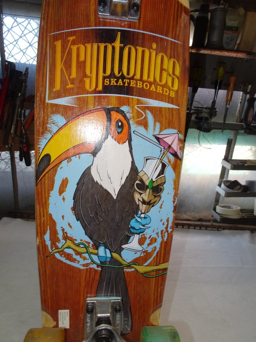 KRYPTONICS Since 1965 California Skateboard and 60mm Wheels Woody