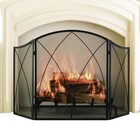 Steel Gothic Fireplace Screens & Doors