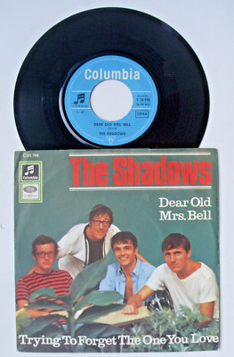 THE SHADOWS, Dear old mrs. Bell/ Trying to forget the one you. Single Vinyl 7'' 