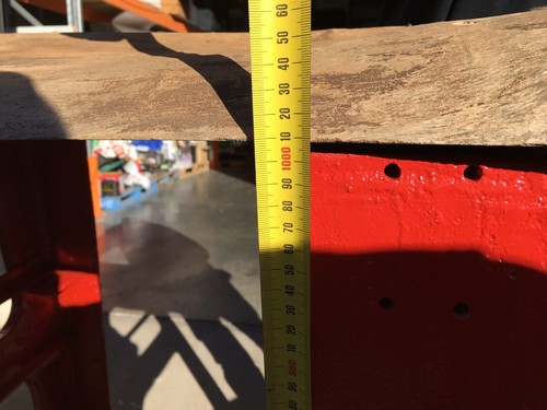 Industrial Cast Iron Base Bar Bench BBQ Outdoor Dining 700-700-1000mm High - Picture 3 of 12