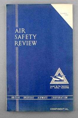 BOAC AIR SAFETY REVIEW DEZEMBER 1962 BRITANNIA COMET 4 BOEING 707 DC-7C AIRLINE