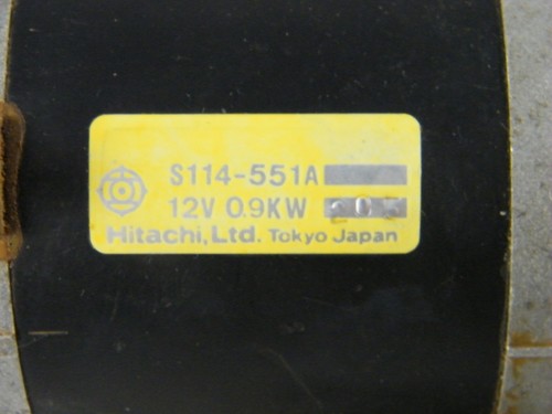 MAHO MHC700 4-AXIS CNC MACHINE ~ HITACHI 12VDC MOTOR ~ PART # S114-551A - Picture 2 of 6
