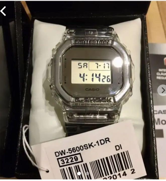 CASIO G-SHOCK DW-5600SK-1DR Digital clear Mens Watch Used 2n09098 eBay G-SHOCK DW-5600SK-1JF