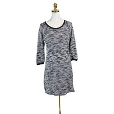 Old Navy Womans Sweater Dress Sz M Tall Long 3/4 Sleeves Cotton