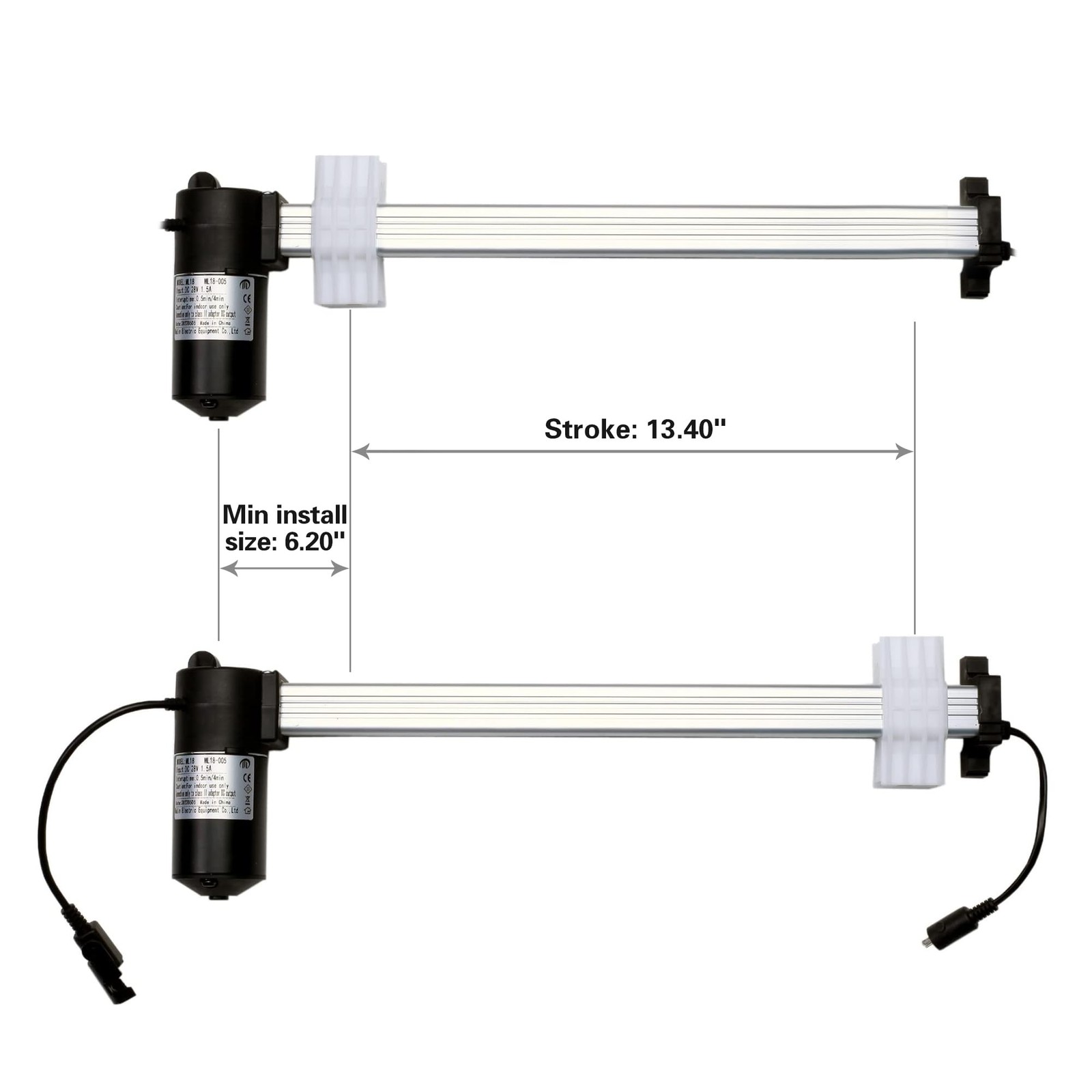 Fruhdi Power Recliner Lift Chairs Mulin Motor Actuator Model ML18D06 ML18-005 Re