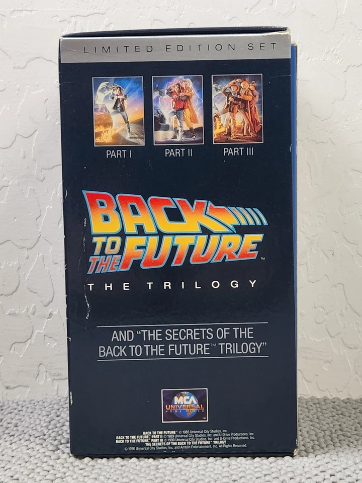 Back to the Future Trilogy and the Secrets of the Trilogy (VHS, 1991, Limited... - Image 4 of 4