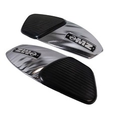 MZ TS 125 150 Tank Chromblenden Kniekissen 1 Paar Emblem Logo Schoner Tankpads