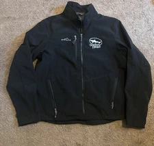 Eddie Bauer Soft Shell Jacket with a Dogfish Head Beer Logo Size Large