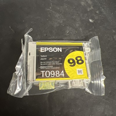 Genuine Epson High- Capacity Yellow 98 Ink BRAND NEW